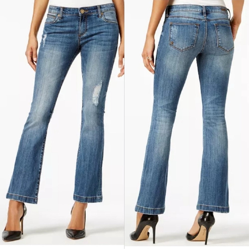 Kut from the Kloth Chrissy Flare Petite Jeans Size 14P